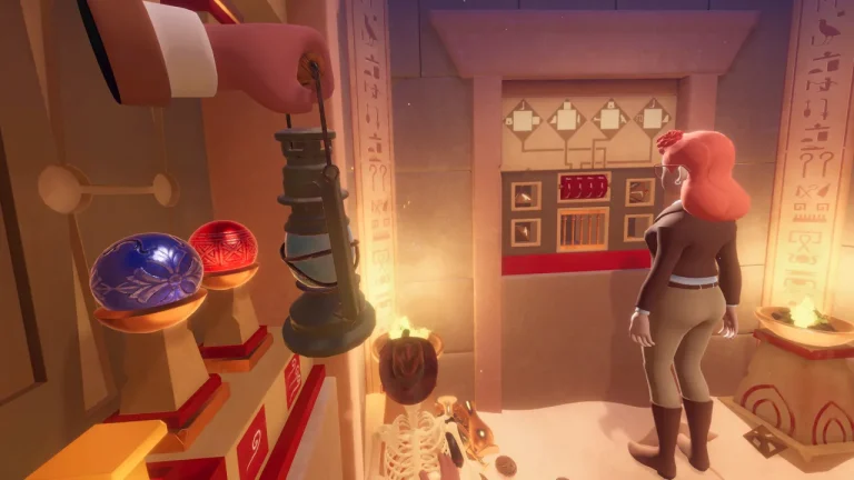 A detailed, prop-filled themed room in Escape Simulator