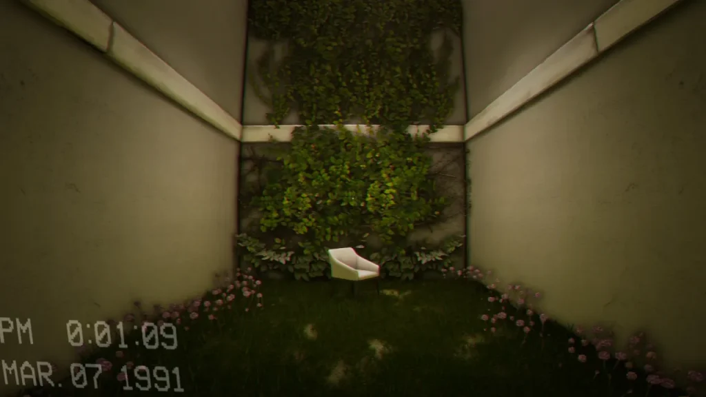 The Grassrooms wooden catwalks above lethal grass in Escape the Backrooms
