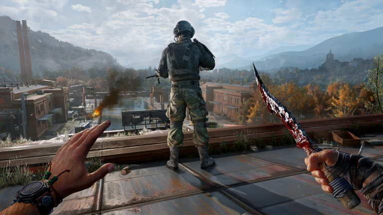 Official Dying Light The Beast screenshot overlooking Castor Woods