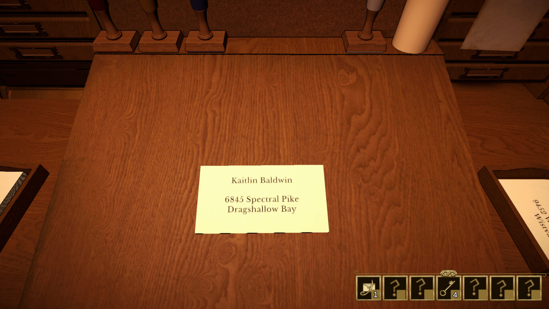 Letter Lost official screenshot of the post office counter and workstations