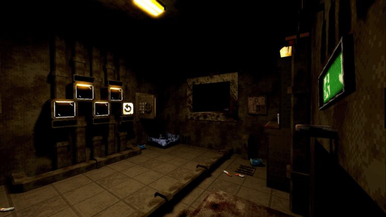 Don't Let It Starve kitchen puzzles, safe, bells, and exit sign
