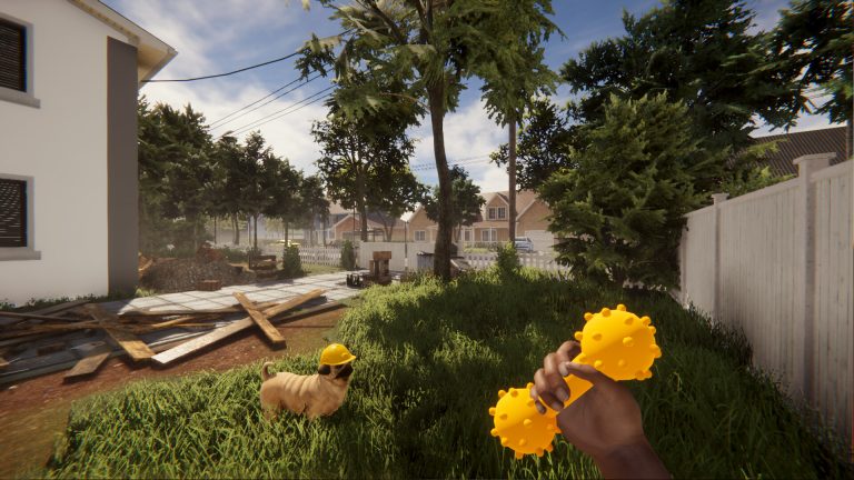 A garden property and outdoor tool in House Flipper Remastered Collection