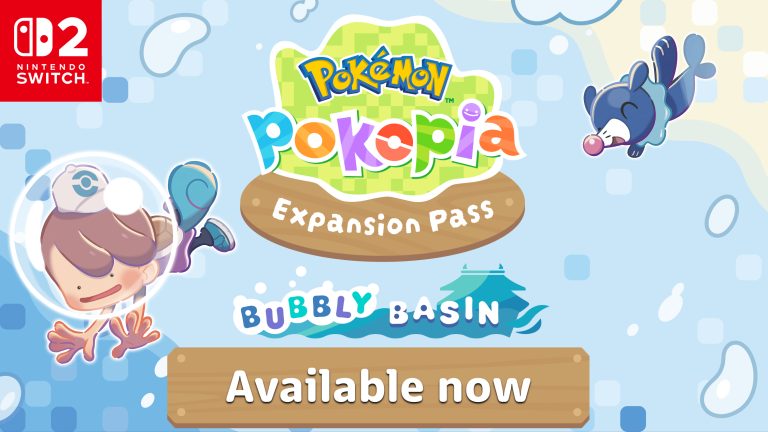 Official Pokemon Pokopia Expansion Pass artwork for Bubbly Basin
