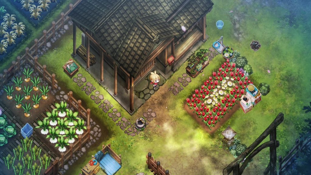 A developed homestead in an official Village in the Shade screenshot