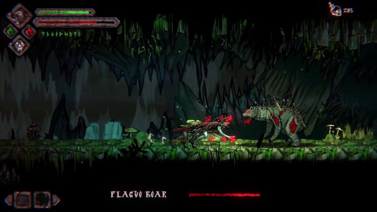 Svyatozar fighting the Plague Bear in Volkolak The Will of Gods