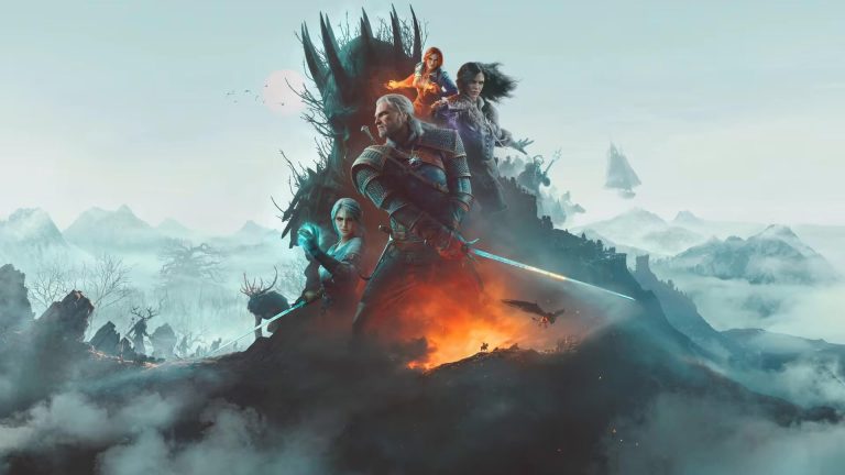 Geralt in official The Witcher 3 Wild Hunt Remastered key art