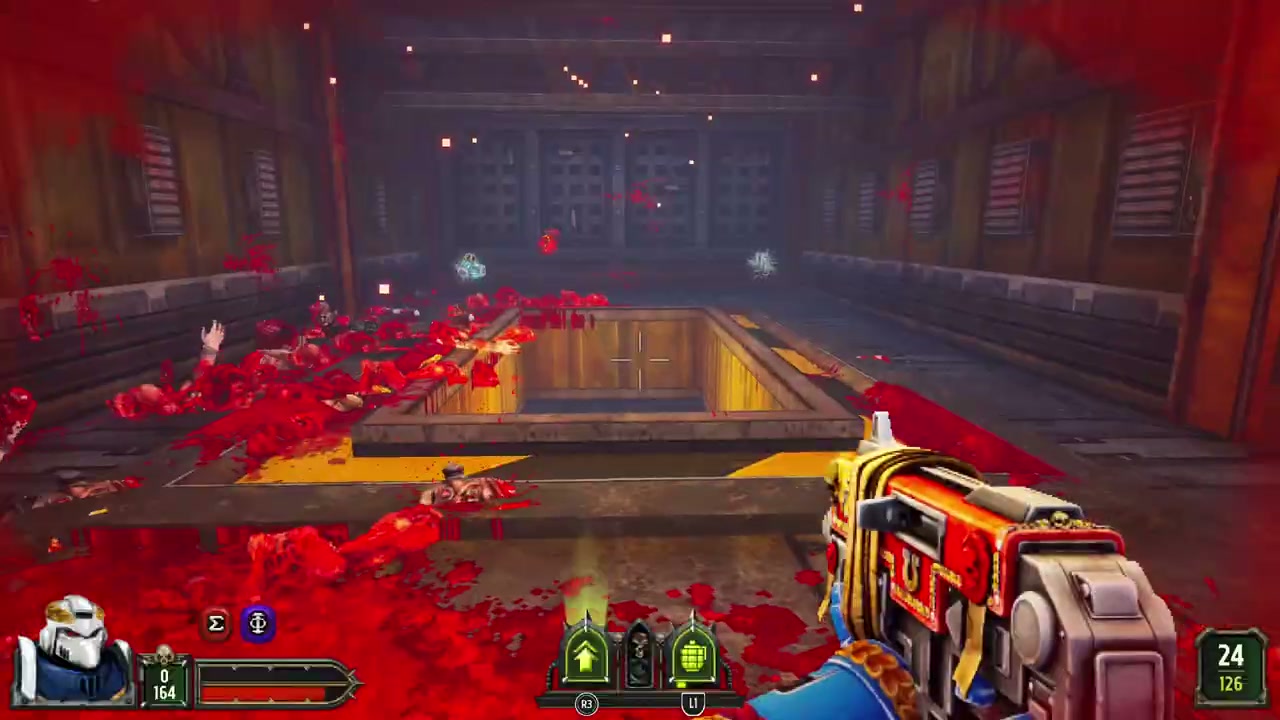Open square shaft in the Underhive central chamber
