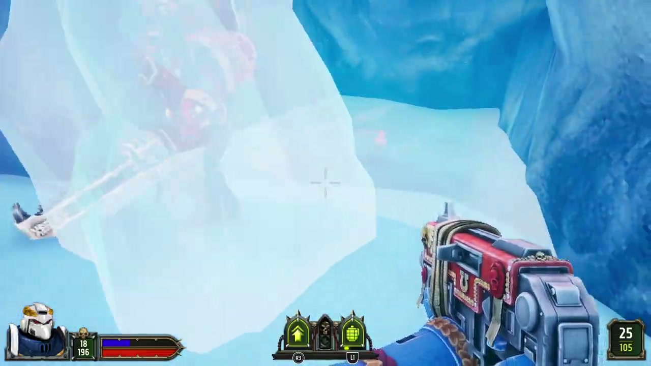 Ice plug blocking the Flash Freeze passage