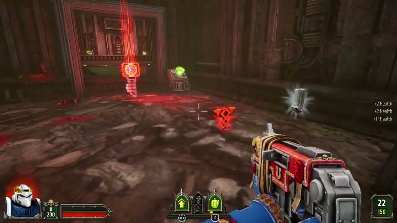 Red key in the lower recess in Shattered Station