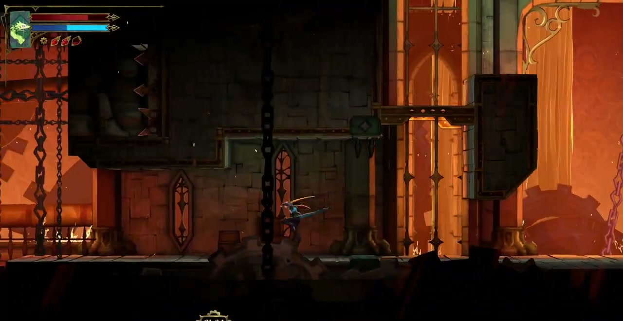 Mechanical-fist corridor during the Talos battle