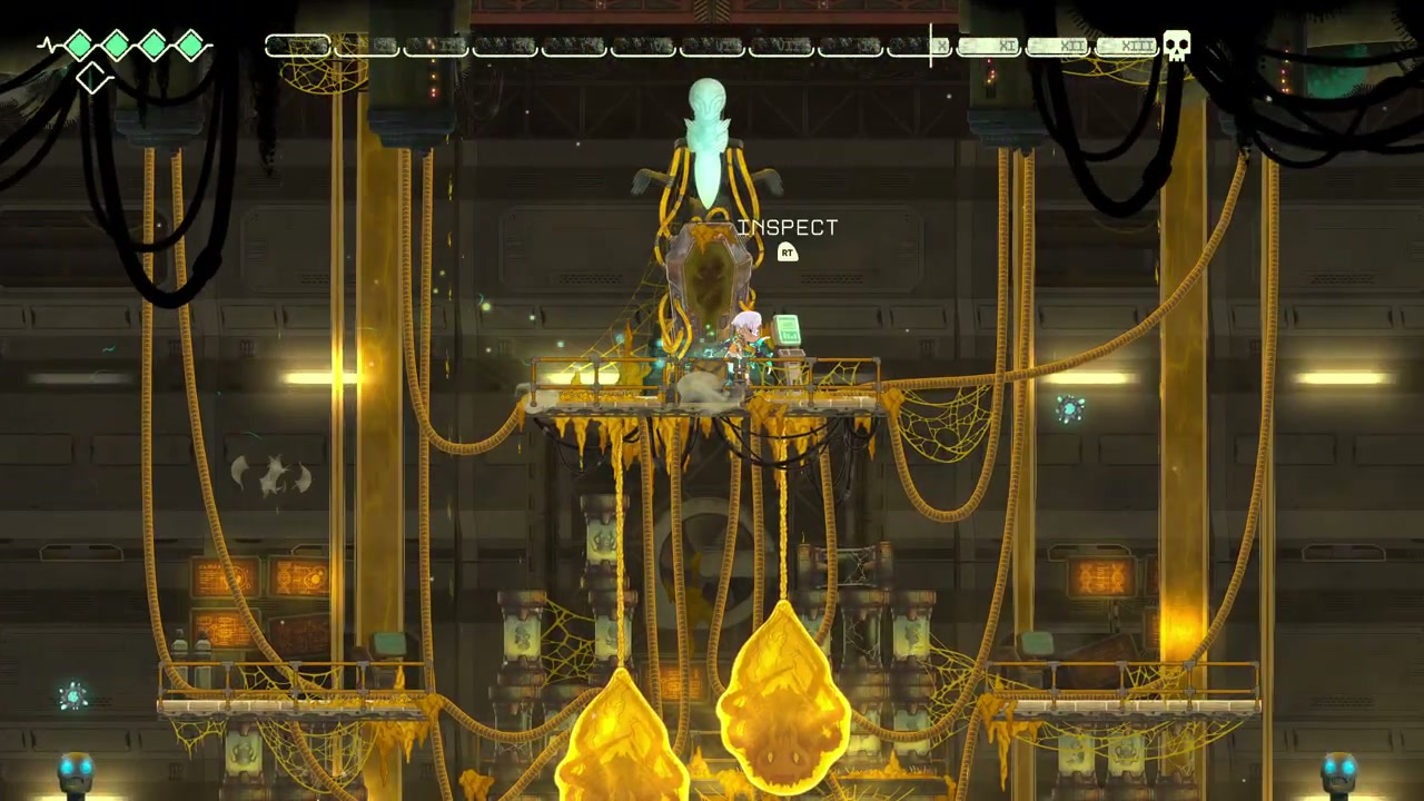 The Weaver inspecting the upper Vivary control panel