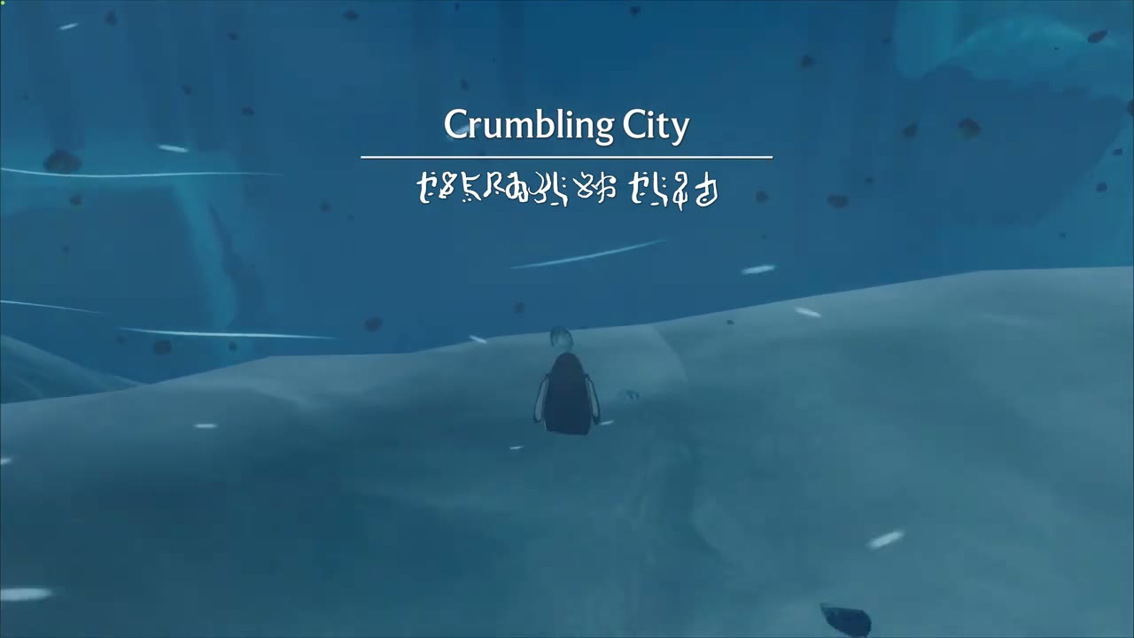 Crumbling City location name above the final snow route