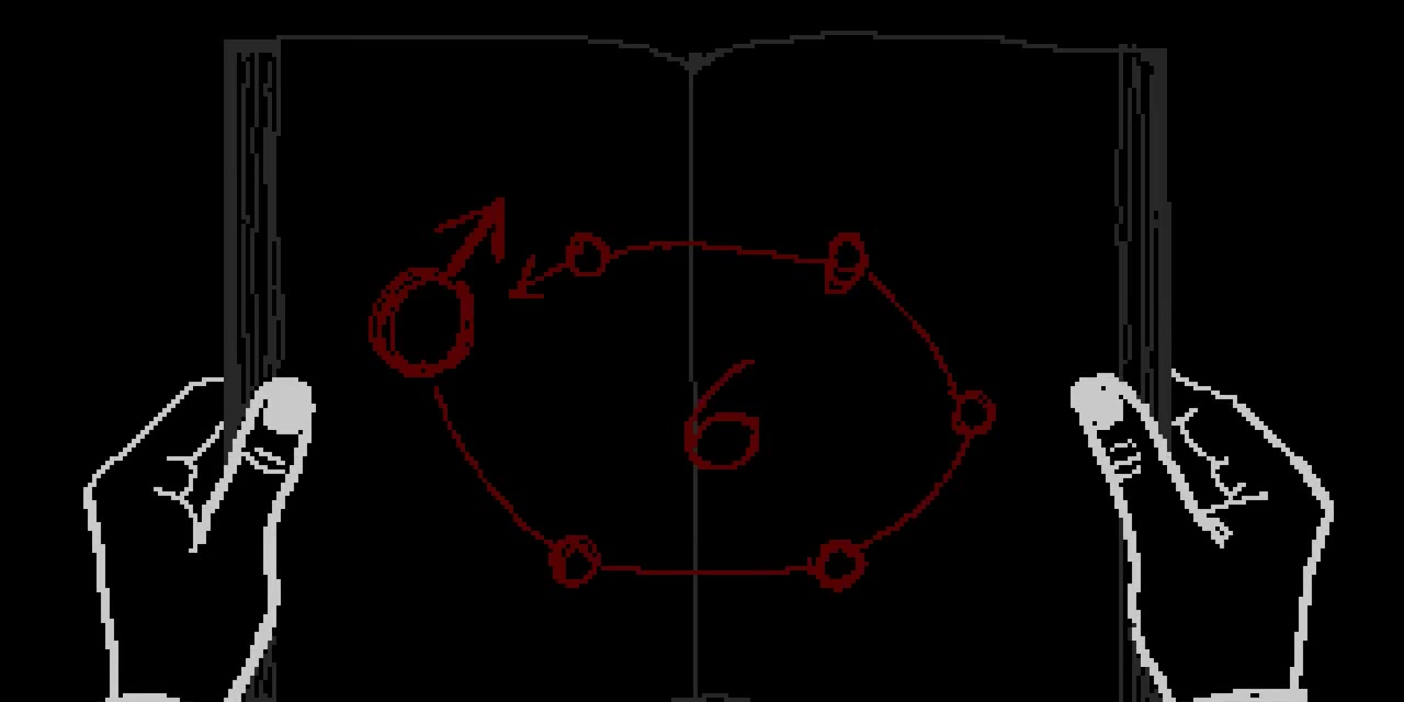 Bible drawing showing six circuits from the Mars symbol