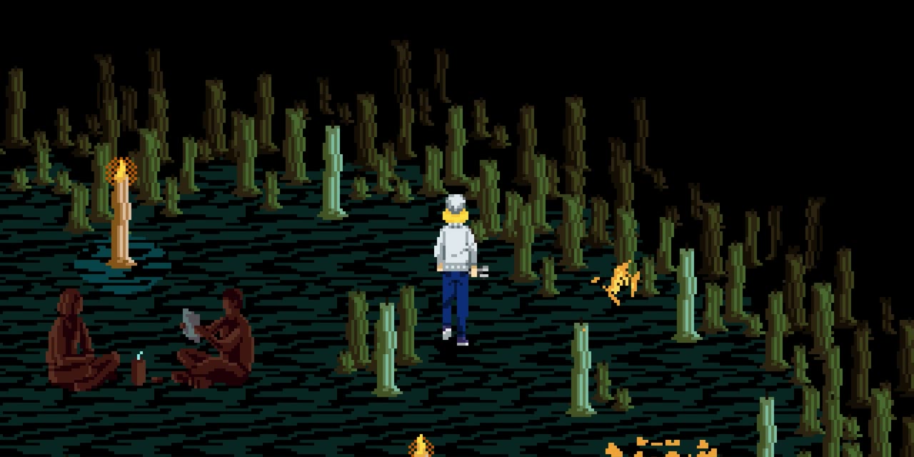 Lit candles in the Obscuratus arena