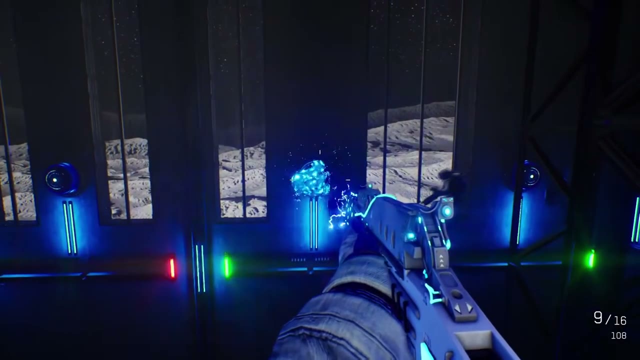 SlimeFryer shot at a bullseye above a green-edged platform while the partner crosses