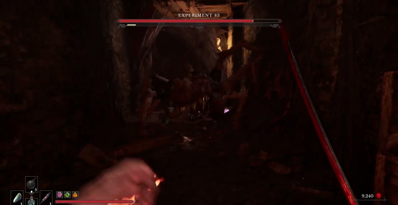 Experiment 83 attacking in the Lighthouse laboratory