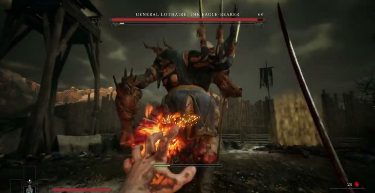 General Lothaire on the opening battlefield